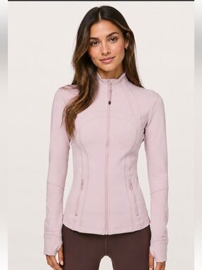 Lululemon Define Jacket Nulu Size 8 NWT Pink Porcelain